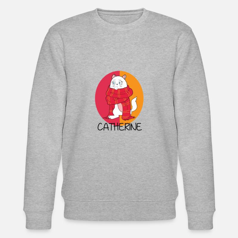 #FancyDesigns #catherine CATherine? - Stanley/Stella Unisex Bio-Sweatshirt CHANGER  - Grau meliert