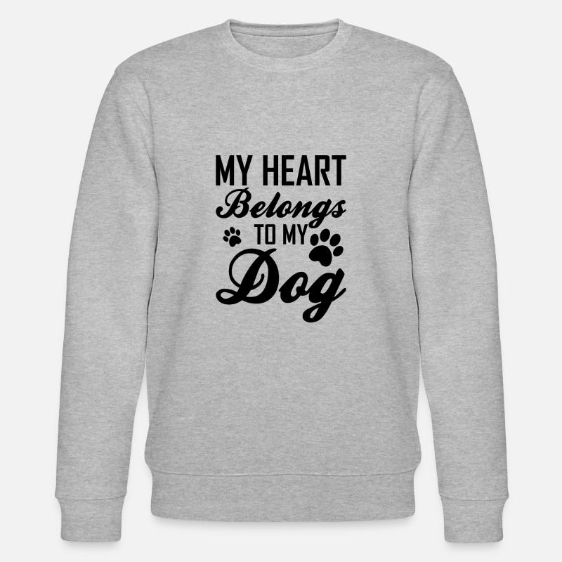 Hund - Stanley/Stella Unisex Bio-Sweatshirt CHANGER  - Grau meliert