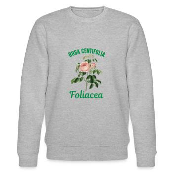 Rose Latin - Stanley/Stella CHANGER Unisex Organic Sweatshirt - heather grey - Front - Nik (191cm) & Marisol (170cm)