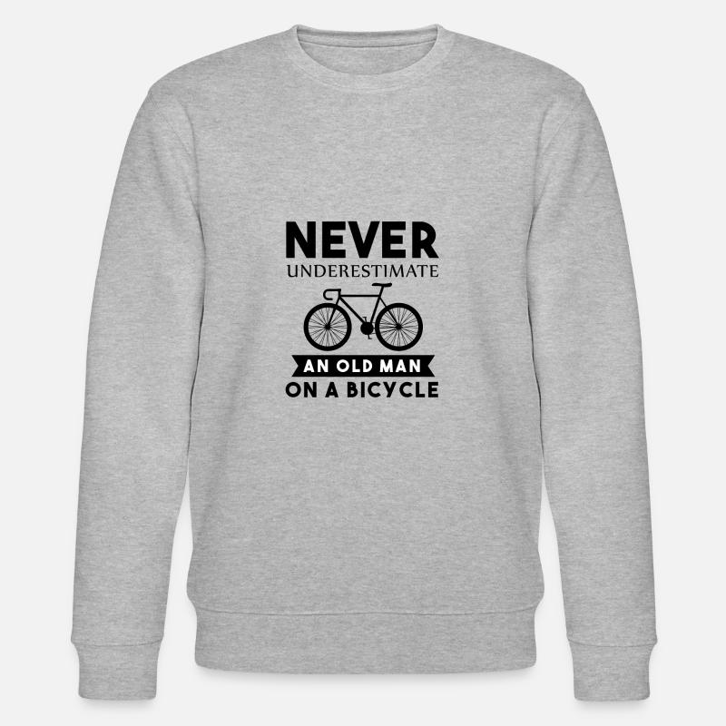 Fahrrad - Stanley/Stella Unisex Bio-Sweatshirt CHANGER  - Grau meliert