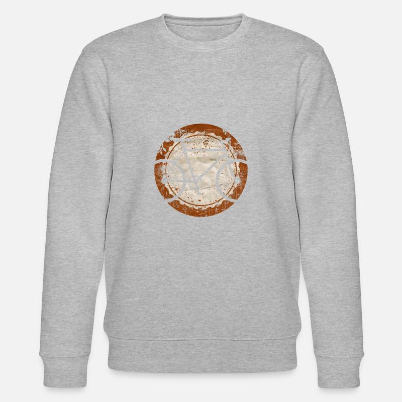 Retro Bicycle Edition 4 - Stanley/Stella Unisex Bio-Sweatshirt CHANGER  - Grau meliert
