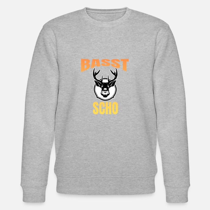 Basst scho! - Stanley/Stella CHANGER Unisex Organic Sweatshirt - heather grey