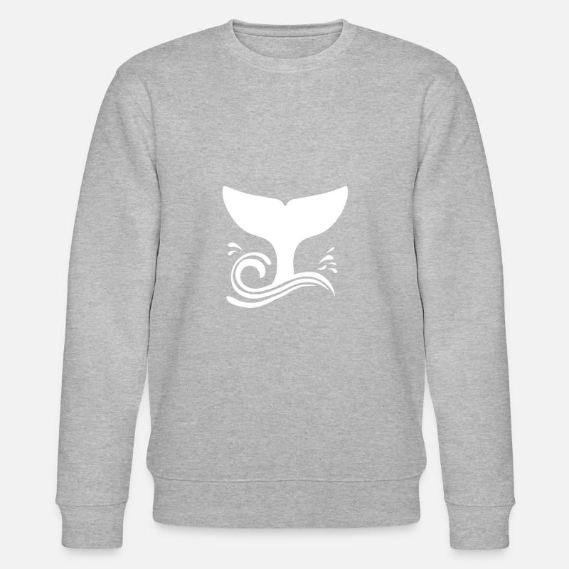 Walflosse - Stanley/Stella Unisex Bio-Sweatshirt CHANGER - Grau meliert