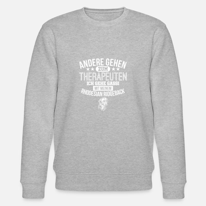 Rhodesian Ridgeback - Stanley/Stella Unisex Bio-Sweatshirt CHANGER  - Grau meliert