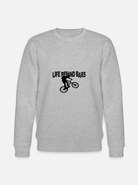 Leben hinter Gittern BMX - Stanley/Stella Unisex Bio-Sweatshirt CHANGER  - Grau meliert
