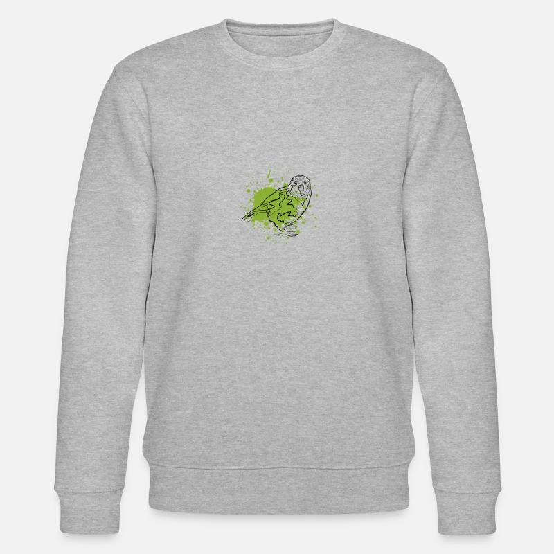 Kakapo - Stanley/Stella Unisex Bio-Sweatshirt CHANGER  - Grau meliert
