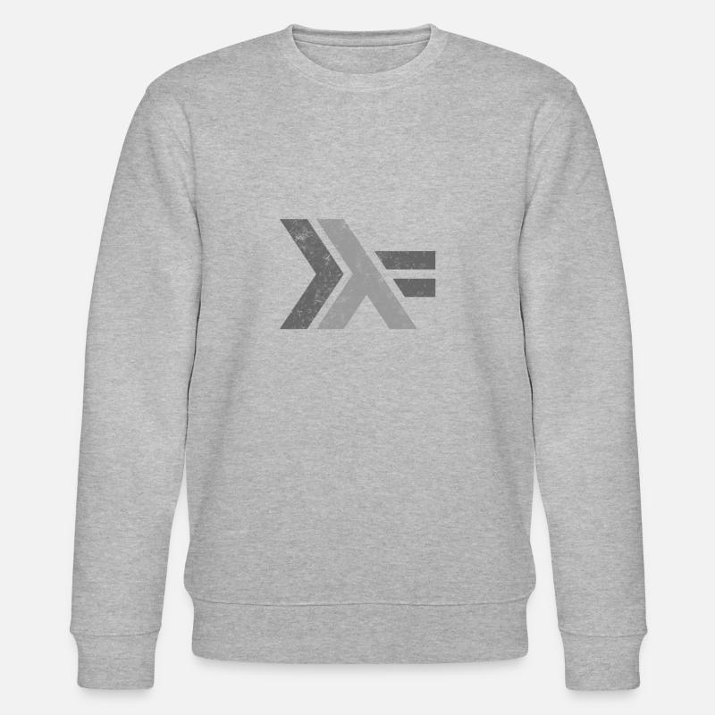 Haskell Programmiersprache Logo Design - Stanley/Stella Unisex Bio-Sweatshirt CHANGER  - Grau meliert