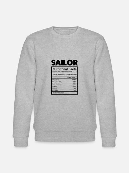 Seemann Segeln - Stanley/Stella Unisex Bio-Sweatshirt CHANGER - Grau meliert