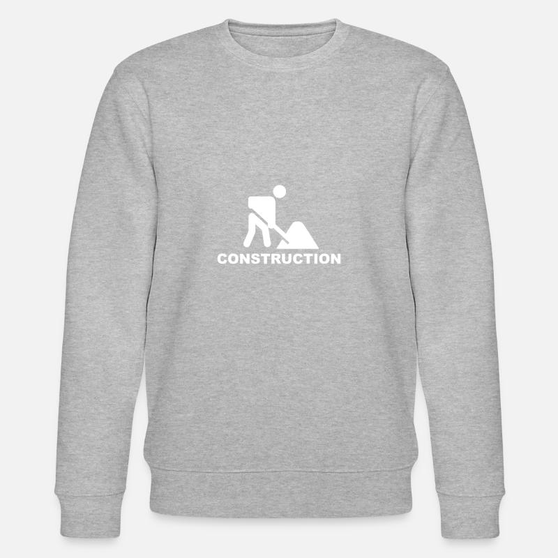 Construction /Construction /Construction /Reconstruction /Aide - Sweat bio CHANGER Stanley/Stella Unisexe - gris chiné