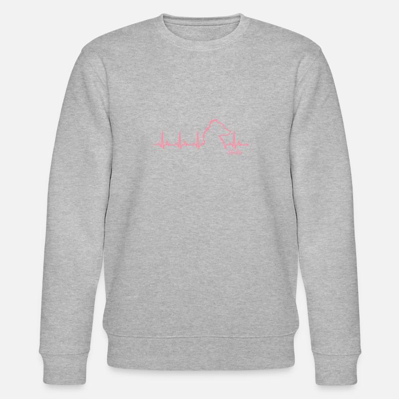 Sheltie Heartbeat - Sweat bio CHANGER Stanley/Stella Unisexe - gris chiné