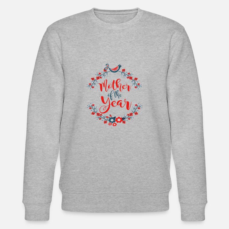 Mutter des Jahres - Stanley/Stella Unisex Bio-Sweatshirt CHANGER  - Grau meliert