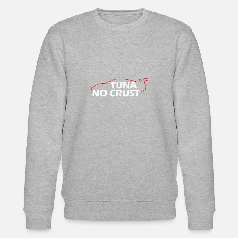 Tuna No Crust - Stanley/Stella Unisex Bio-Sweatshirt CHANGER  - Grau meliert