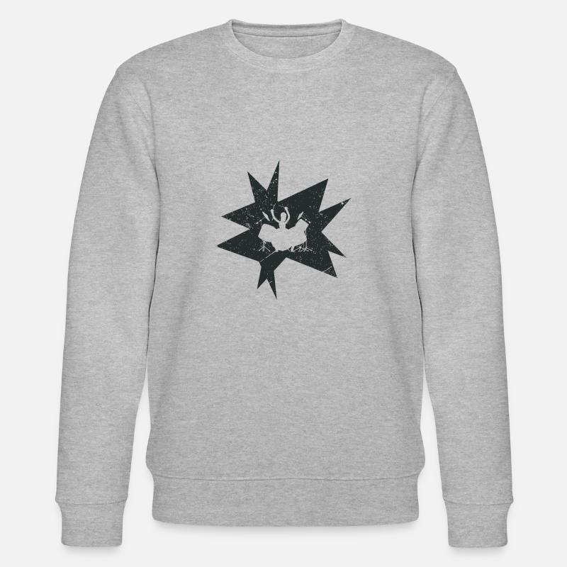 Schlagzeuger - Stanley/Stella Unisex Bio-Sweatshirt CHANGER  - Grau meliert