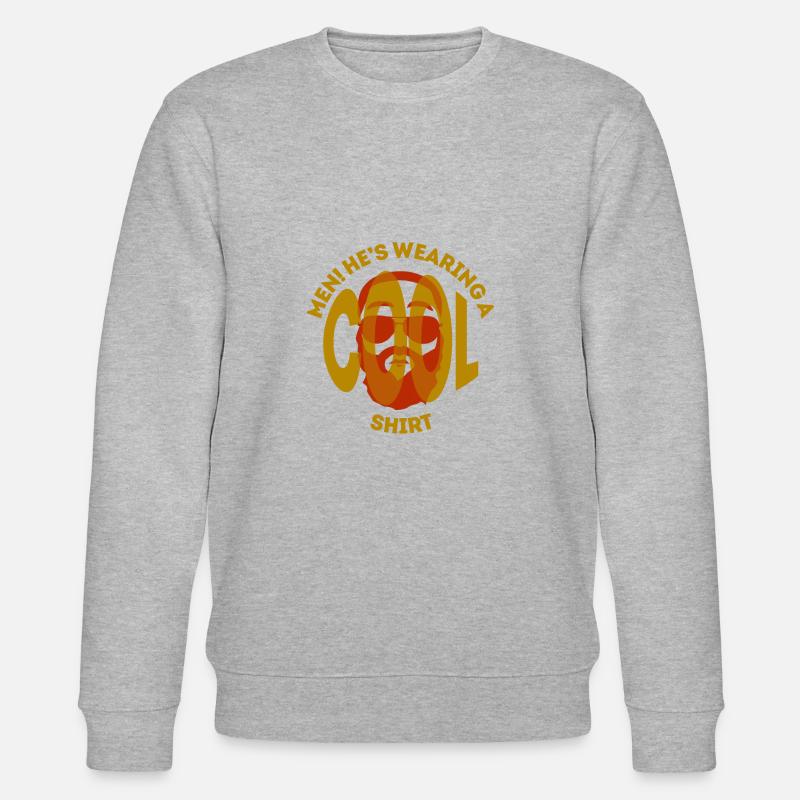 Coole Männer - Stanley/Stella Unisex Bio-Sweatshirt CHANGER  - Grau meliert