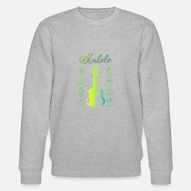 Uku love yellow - Stanley/Stella Unisex Bio-Sweatshirt CHANGER - Grau meliert