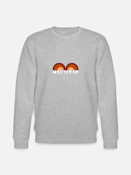 Kosename Mausebär Geschenkidee - Stanley/Stella Unisex Bio-Sweatshirt CHANGER  - Grau meliert