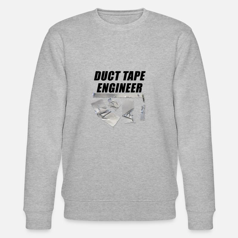 duct tape engineer - Stanley/Stella Unisex Bio-Sweatshirt CHANGER  - Grau meliert