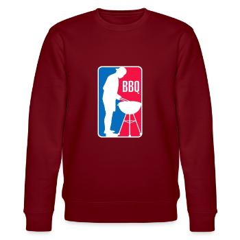 BBQ League League Griller Barbecue Grill Griller Gri - Sweat bio CHANGER Stanley/Stella Unisexe - bordeaux - Devant - Nik (191cm) & Marisol (170cm)