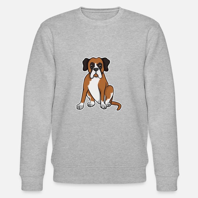 Deutscher Boxer - Stanley/Stella Unisex Bio-Sweatshirt CHANGER  - Grau meliert