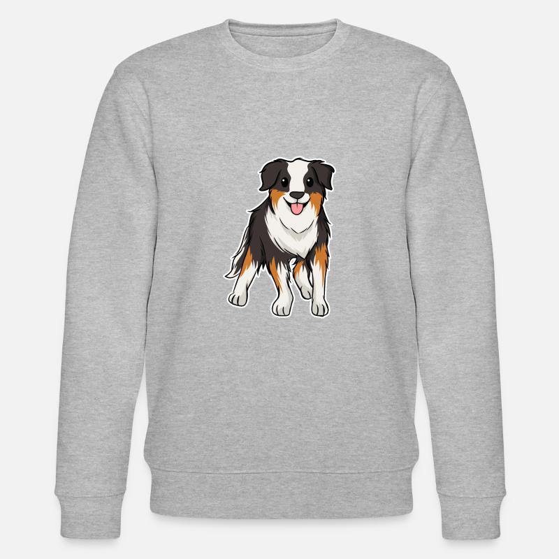 Australian Shepherd - Stanley/Stella Unisex Bio-Sweatshirt CHANGER  - Grau meliert