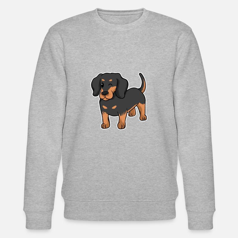 teckel - Sweat bio CHANGER Stanley/Stella Unisexe - gris chiné