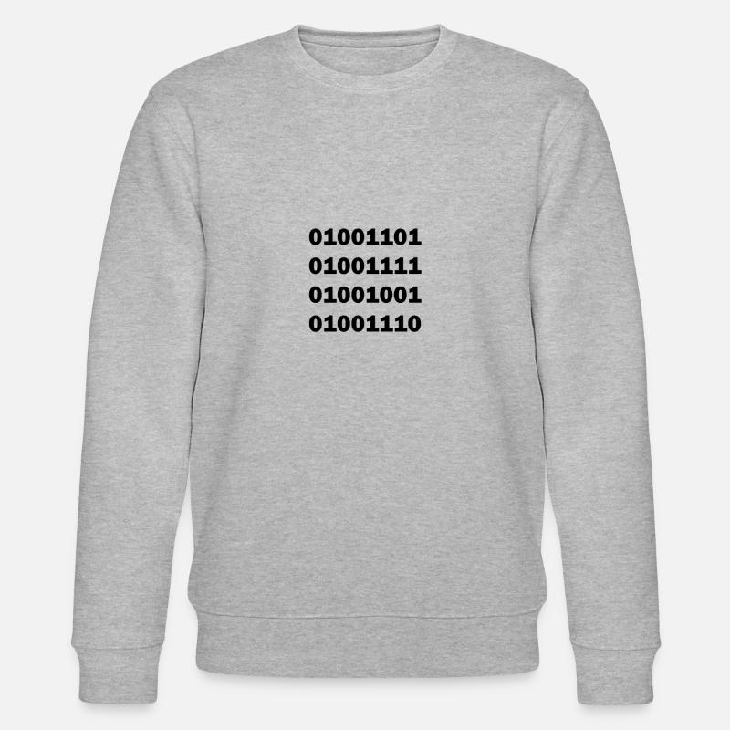 Binary code MOIN - Stanley/Stella CHANGER Unisex Organic Sweatshirt - heather grey