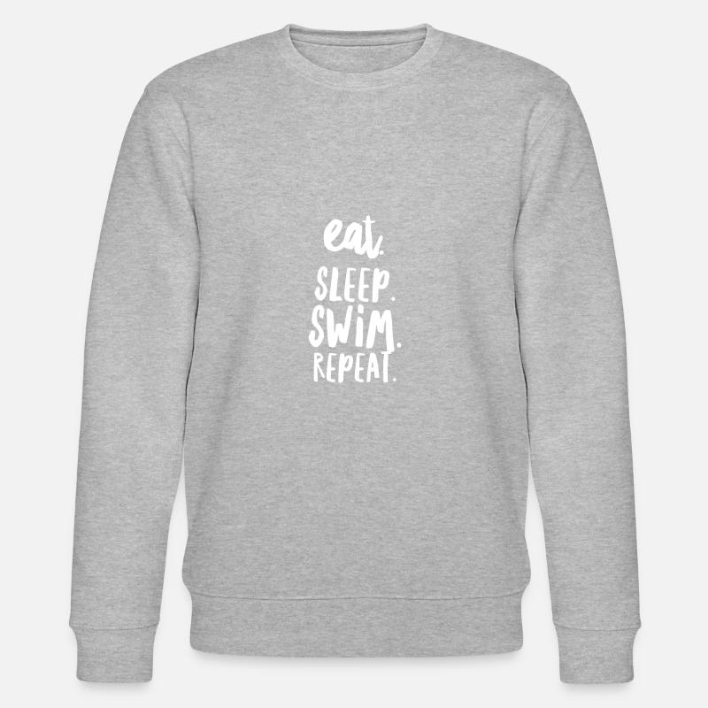 Schwimmen - Stanley/Stella Unisex Bio-Sweatshirt CHANGER  - Grau meliert