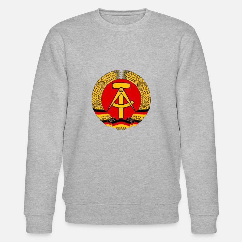 DDR Symbol - Stanley/Stella Unisex Bio-Sweatshirt CHANGER  - Grau meliert