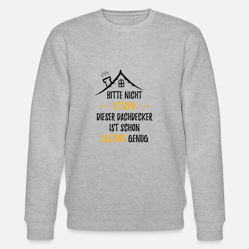 DACHDECKER - Stanley/Stella Unisex Bio-Sweatshirt CHANGER  - Grau meliert