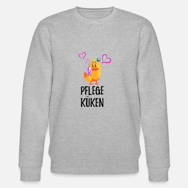 Altenpflegerin - Pflege - Stanley/Stella Unisex Bio-Sweatshirt CHANGER  - Grau meliert