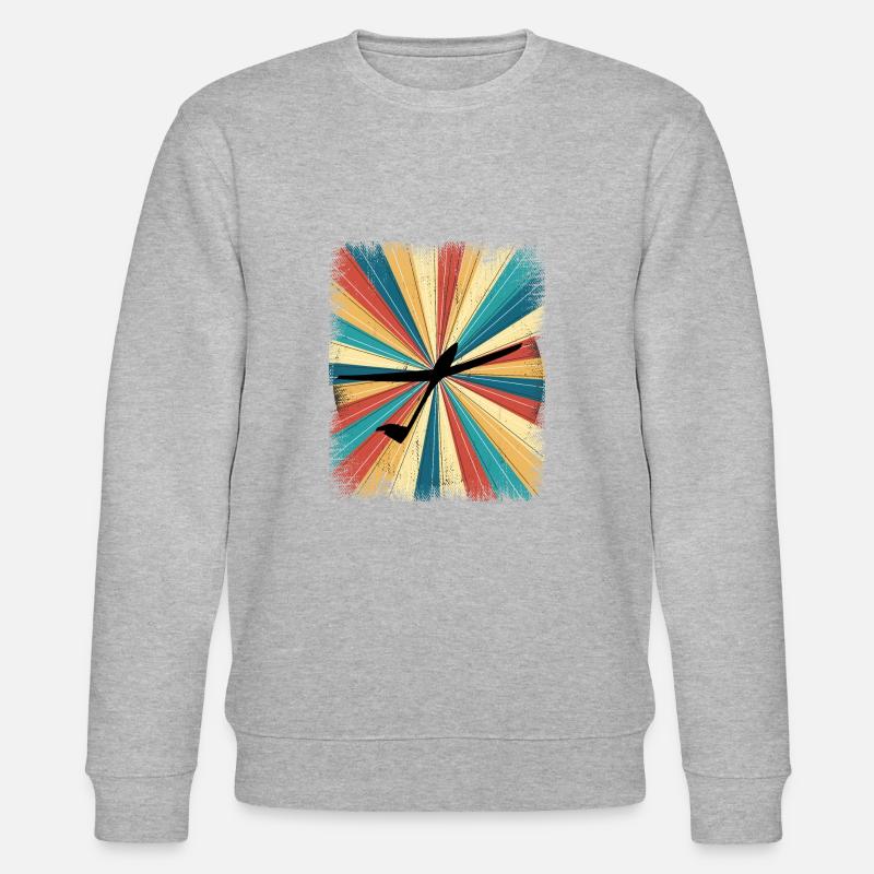 Planeur planeur planeur pilote silot - Sweat bio CHANGER Stanley/Stella Unisexe - gris chiné