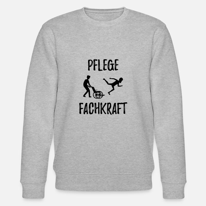 Altenpfleger - Pflege - Stanley/Stella Unisex Bio-Sweatshirt CHANGER  - Grau meliert