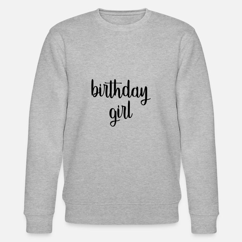 fille dont c'est l'anniversaire - Sweat bio CHANGER Stanley/Stella Unisexe - gris chiné