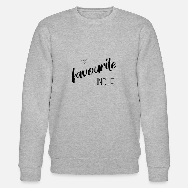 Oncle préféré - Sweat bio CHANGER Stanley/Stella Unisexe - gris chiné