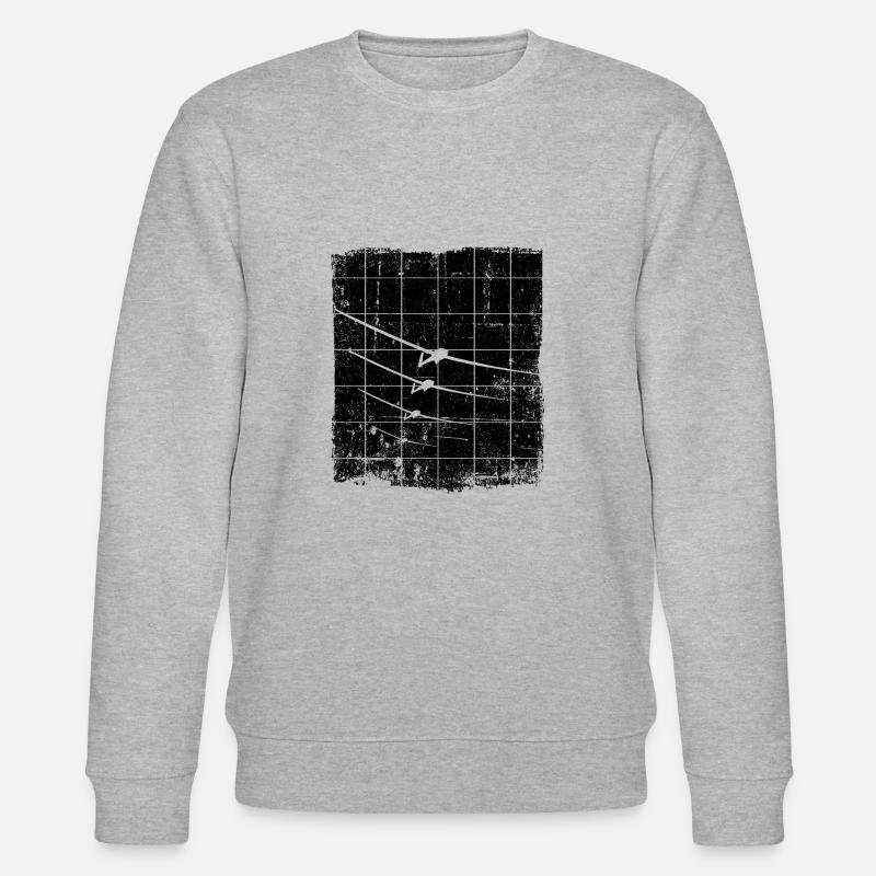 Glider pilot glider flying glider - Stanley/Stella CHANGER Unisex Organic Sweatshirt - heather grey