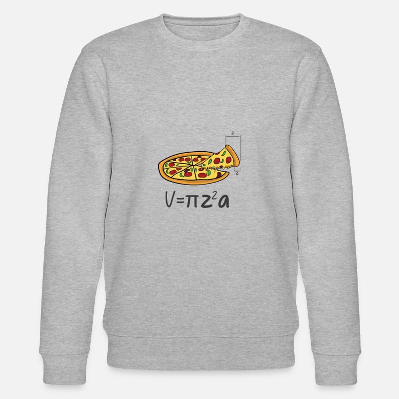 Mathe-Pizza - Mathematiklehrer Mathematiklehrer Ma - Stanley/Stella Unisex Bio-Sweatshirt CHANGER  - Grau meliert