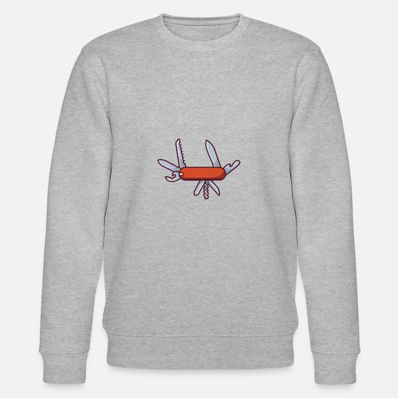Taschenmesser - Stanley/Stella Unisex Bio-Sweatshirt CHANGER  - Grau meliert