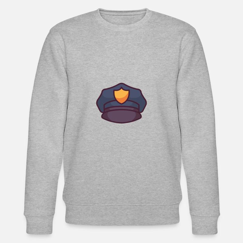 Eine Kappe der Polizeiabteilung. - Stanley/Stella Unisex Bio-Sweatshirt CHANGER  - Grau meliert
