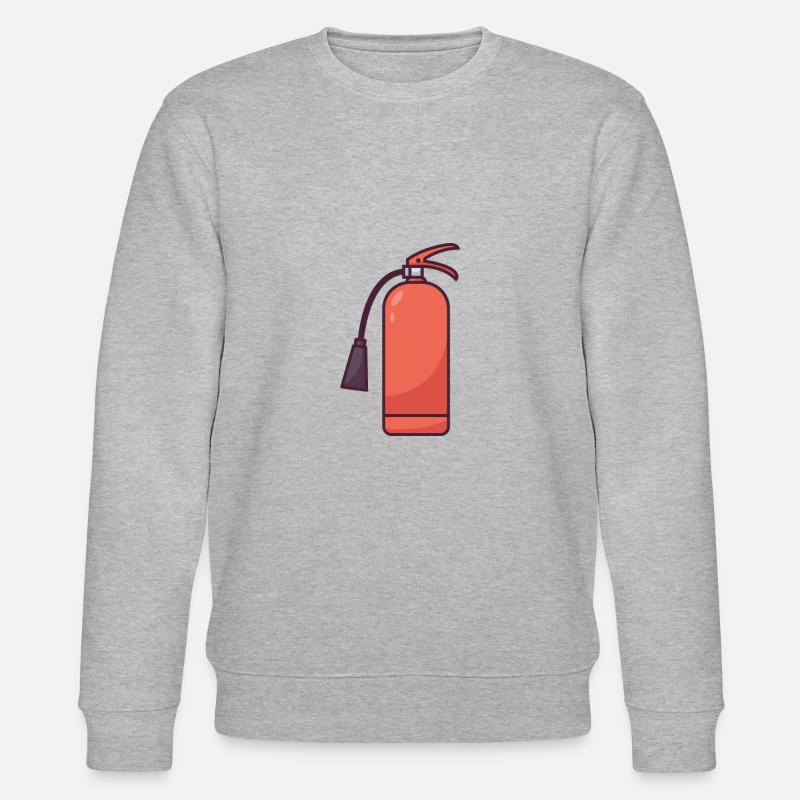 Instrument zur Brandbekämpfung - Stanley/Stella Unisex Bio-Sweatshirt CHANGER  - Grau meliert
