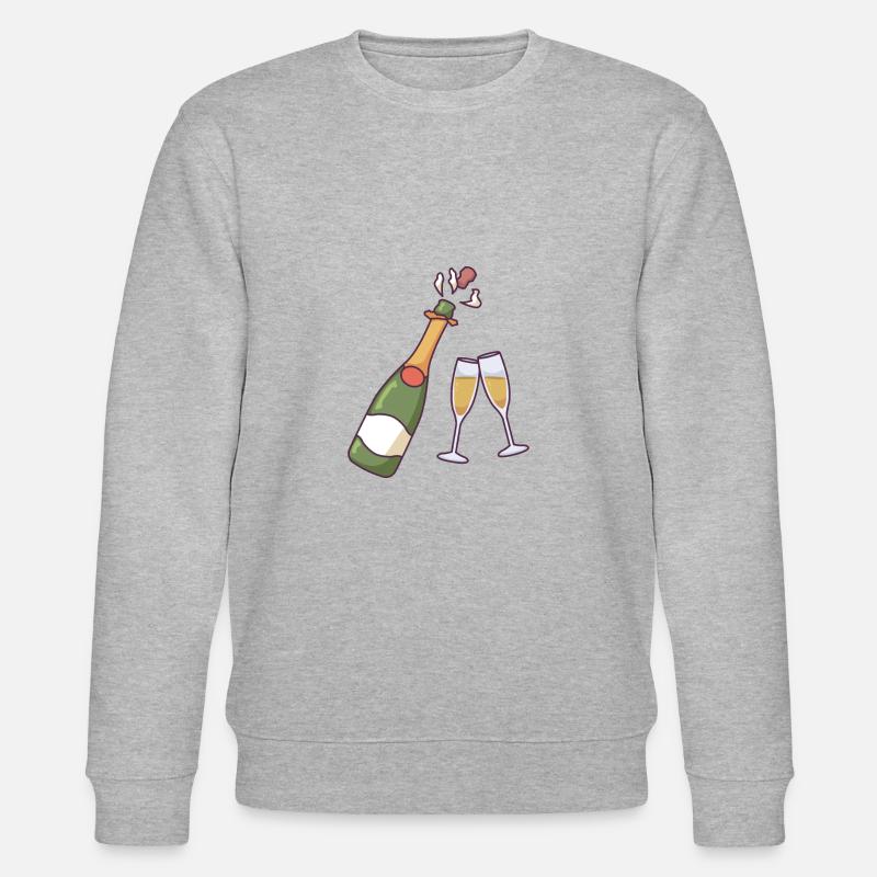 Flaschen und Gläser - Stanley/Stella Unisex Bio-Sweatshirt CHANGER  - Grau meliert