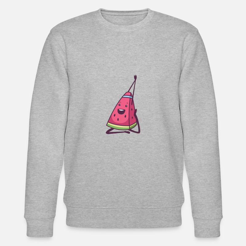 Étirement de la pastèque - Sweat bio CHANGER Stanley/Stella Unisexe - gris chiné