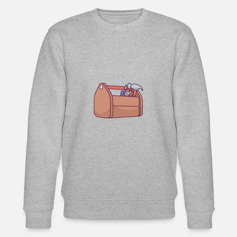 Werkzeugkasten - Stanley/Stella Unisex Bio-Sweatshirt CHANGER  - Grau meliert