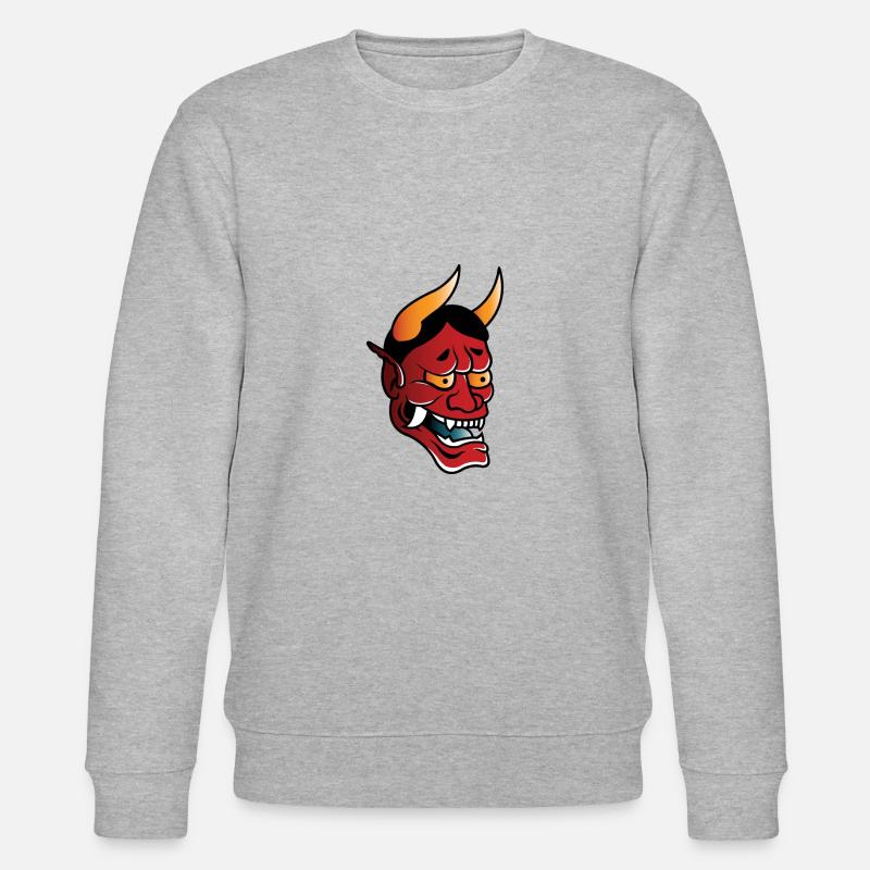 Devil Tattoo - Stanley/Stella CHANGER Unisex Organic Sweatshirt - heather grey