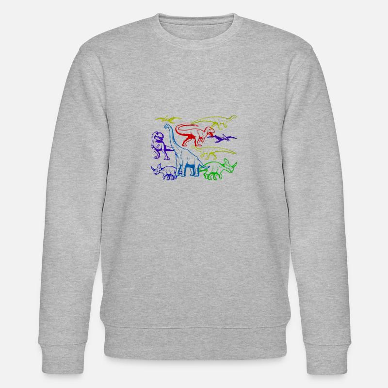 Dino-Modelle - Stanley/Stella Unisex Bio-Sweatshirt CHANGER  - Grau meliert