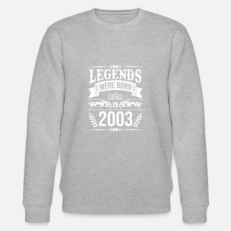 19e anniversaire 2003 - Sweat bio CHANGER Stanley/Stella Unisexe - gris chiné