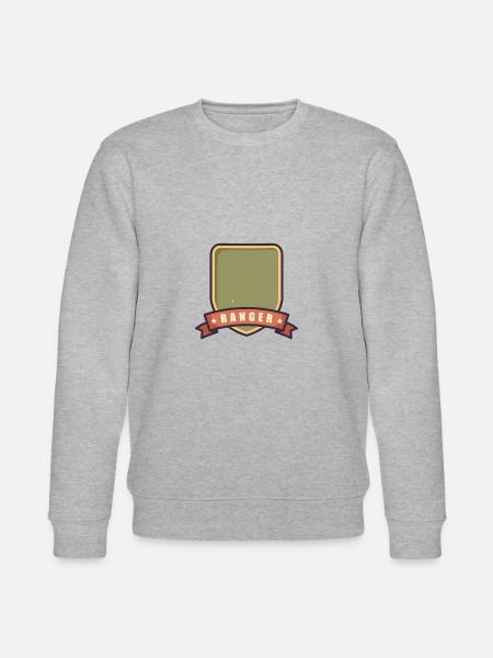 Ranger-Abzeichen - Stanley/Stella Unisex Bio-Sweatshirt CHANGER - Grau meliert