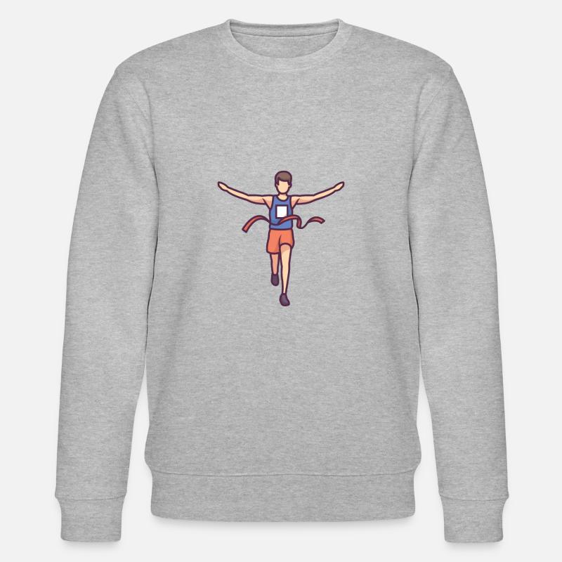 Marathon Runner - Stanley/Stella CHANGER Unisex Organic Sweatshirt - heather grey