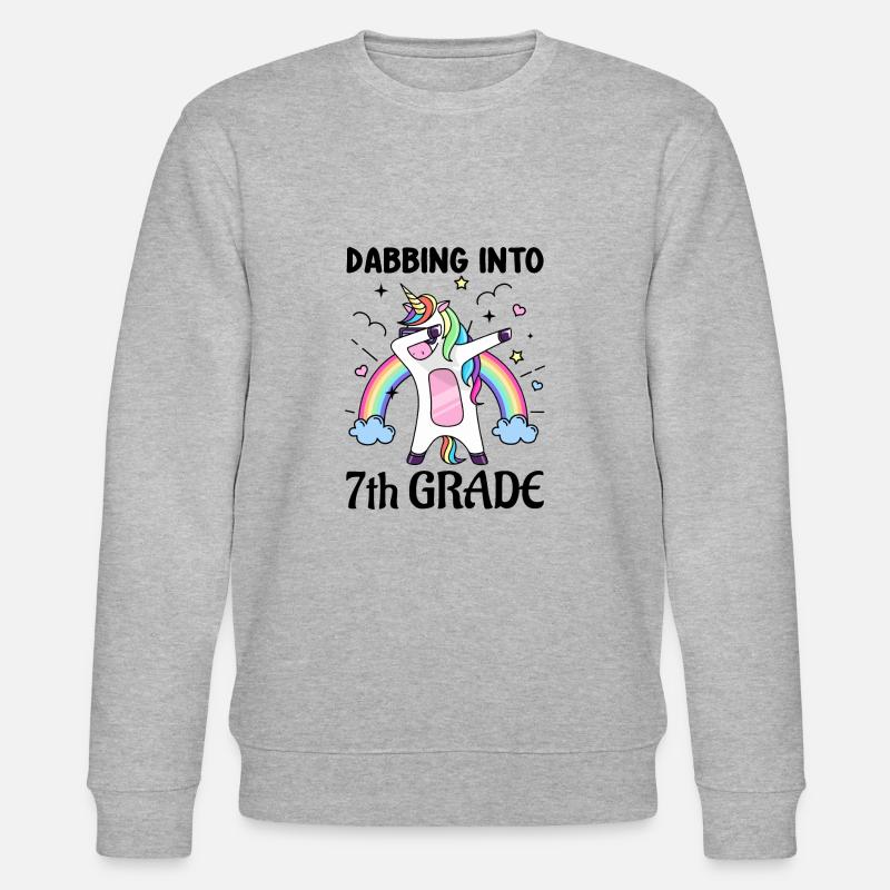Schooling 7th class - Stanley/Stella CHANGER Unisex Organic Sweatshirt - heather grey
