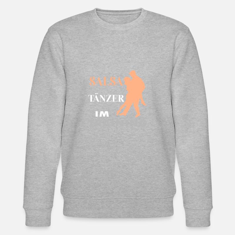Salsa Tänzer im Training - Stanley/Stella Unisex Bio-Sweatshirt CHANGER  - Grau meliert