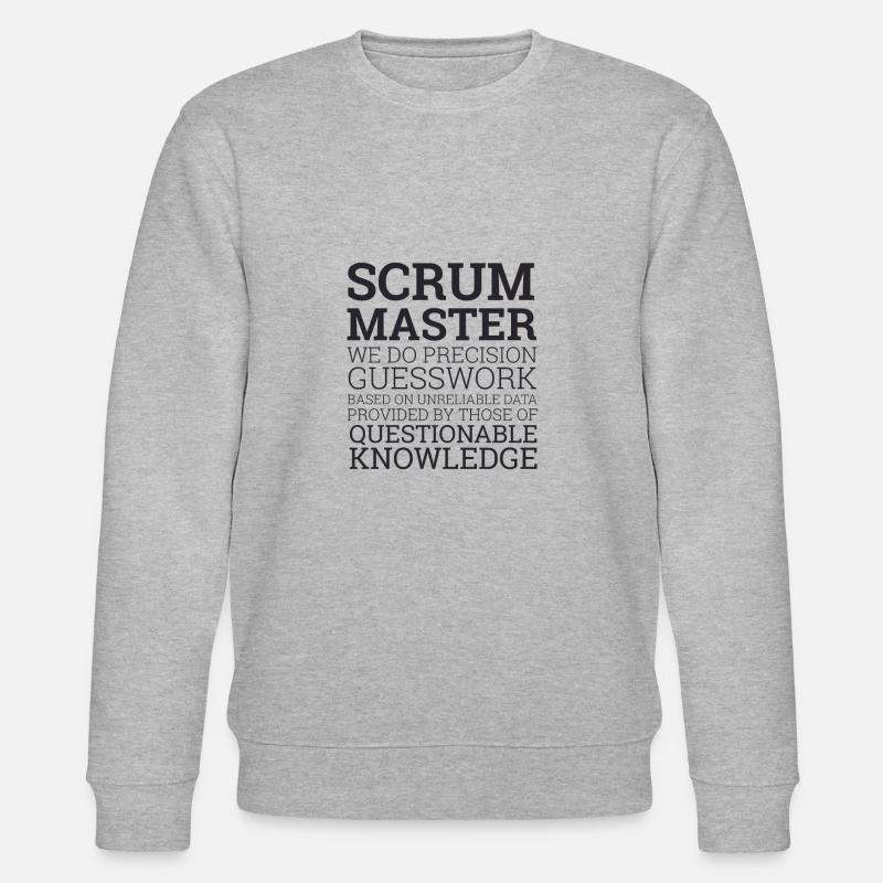 « Scrum Master » | Scrum Master - Sweat bio CHANGER Stanley/Stella Unisexe - gris chiné